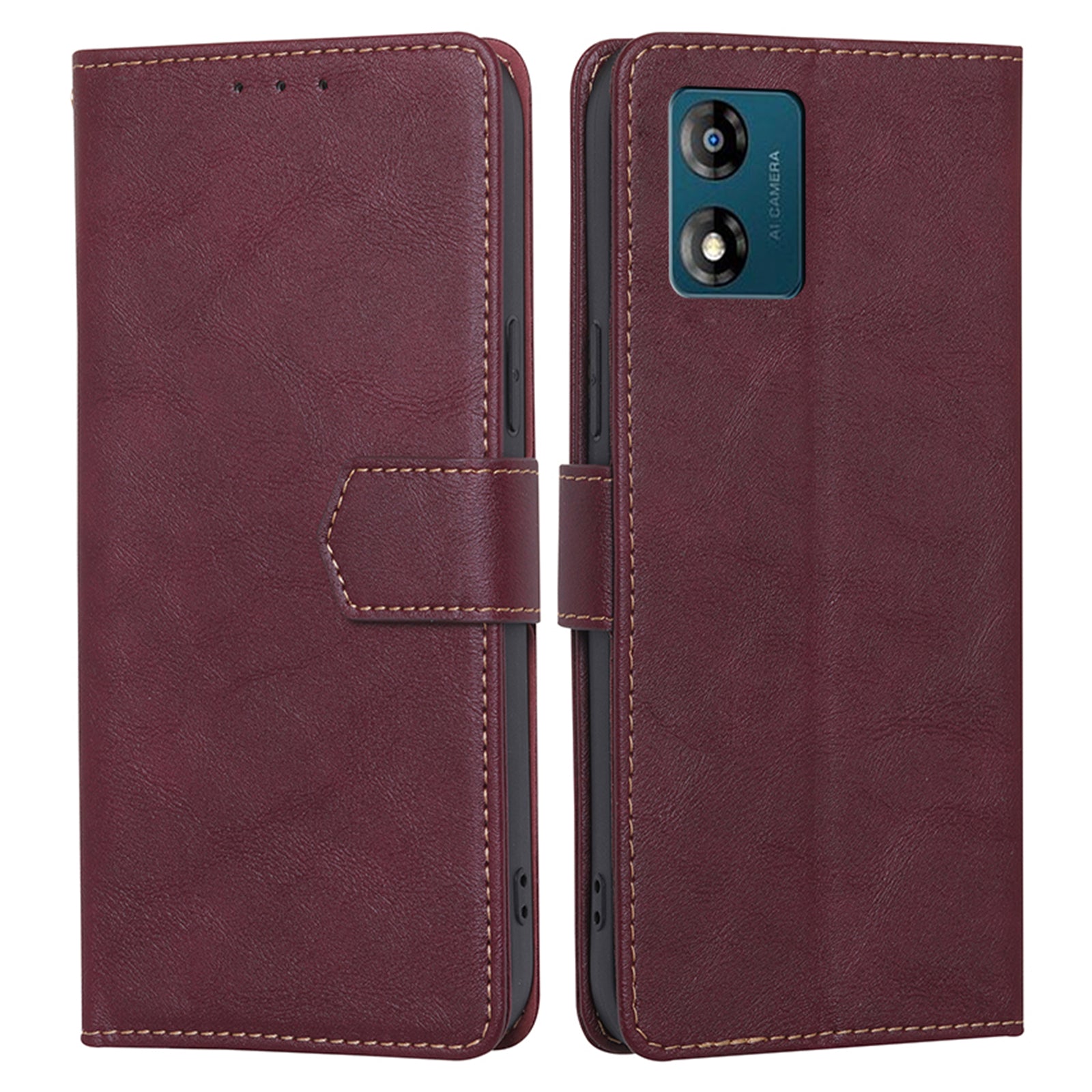 PU Leather Phone Case for Motorola Moto E13 4G Flip Stand RFID Blocking Wallet Phone Cover PU Leather Phone Case for Motorola Moto E13 4G Flip Stand RFID Blocking Wallet Phone Cover